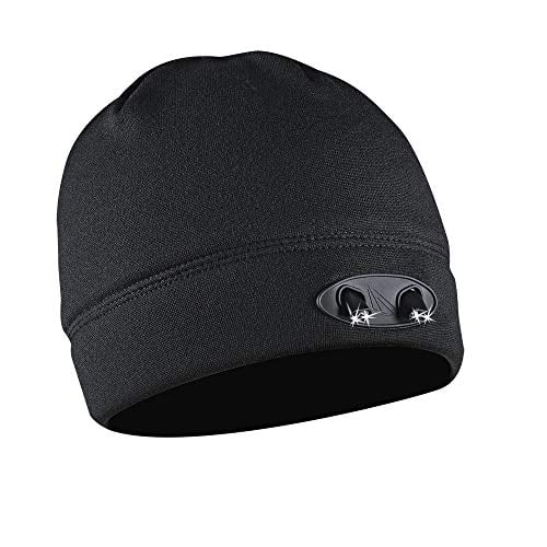 Compression Fleece CUBWB-4553 POWERCAP LED Beanie Cap 35/55 Ultra-Bright Hands Free LED Lighted Battery Powered Headlamp Hat 